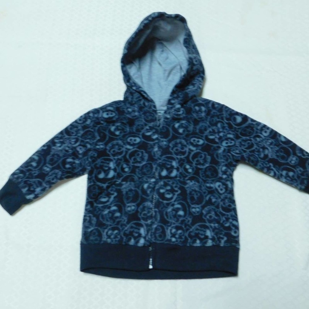 Garanimals Halloween Skull Fuzzy Jacket 12 M
